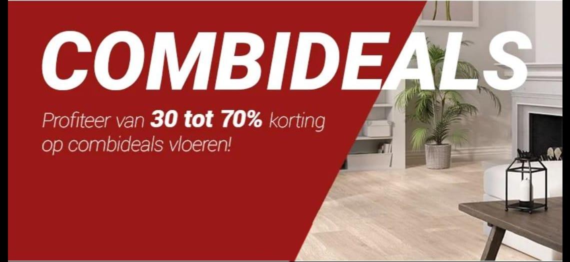 Banner voor de Woodstep combideals