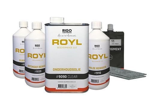 ROYL maintenance kit with maintenance oil, cleaners and pigment