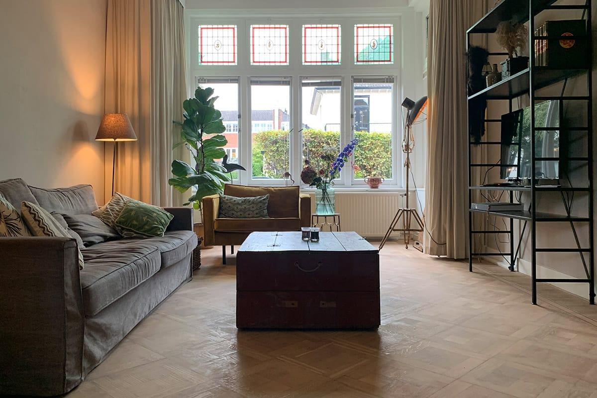 Oak parquet floor