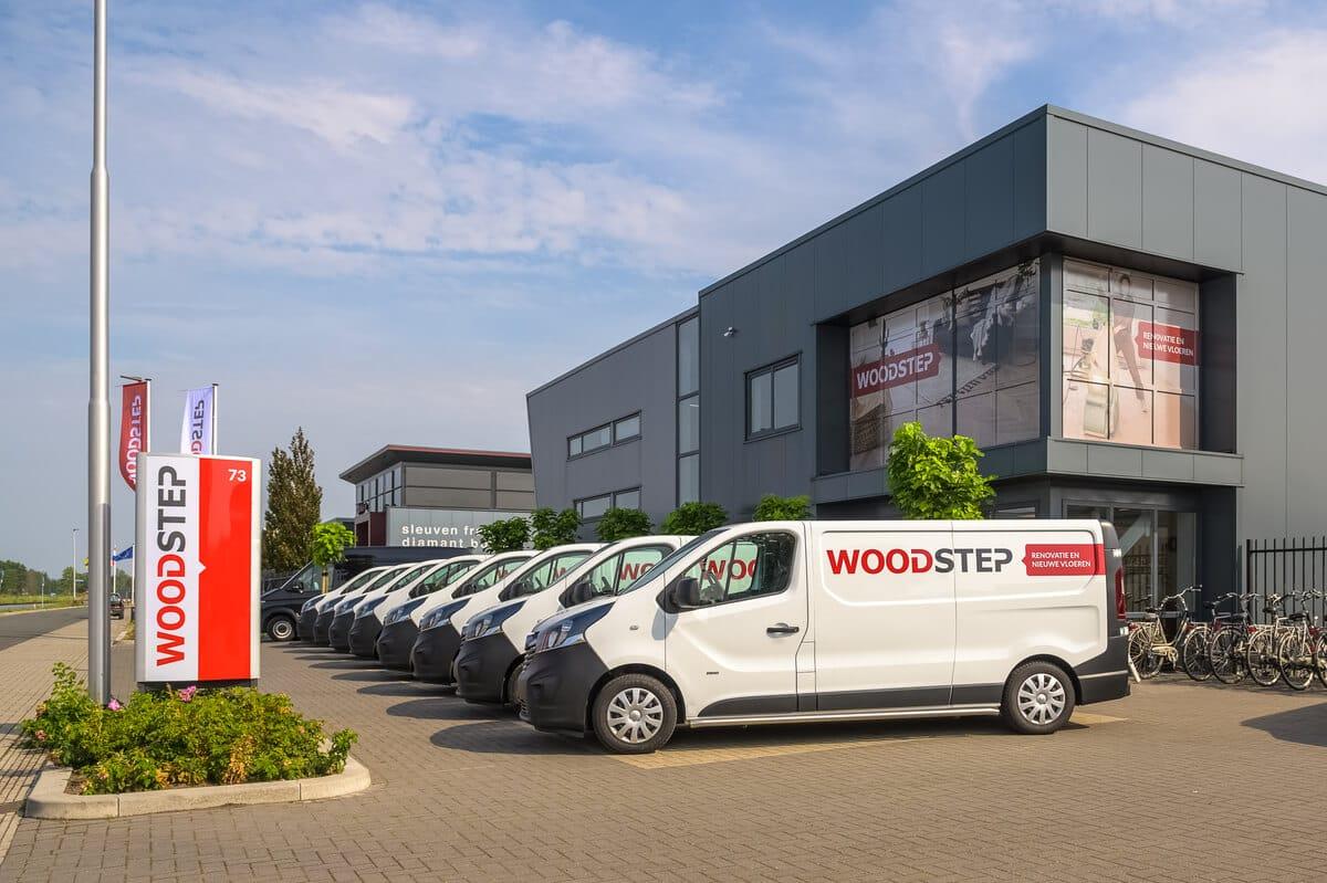 Wagenpark van Woodstep